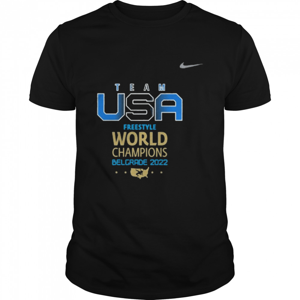 Nike Team USA Freestyle World Champions Belgrade 2022 shirt Classic Men's T-shirt