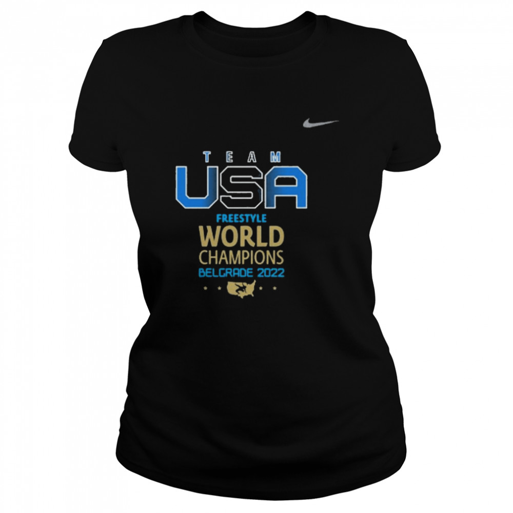 Nike Team USA Freestyle World Champions Belgrade 2022 shirt Classic Women's T-shirt