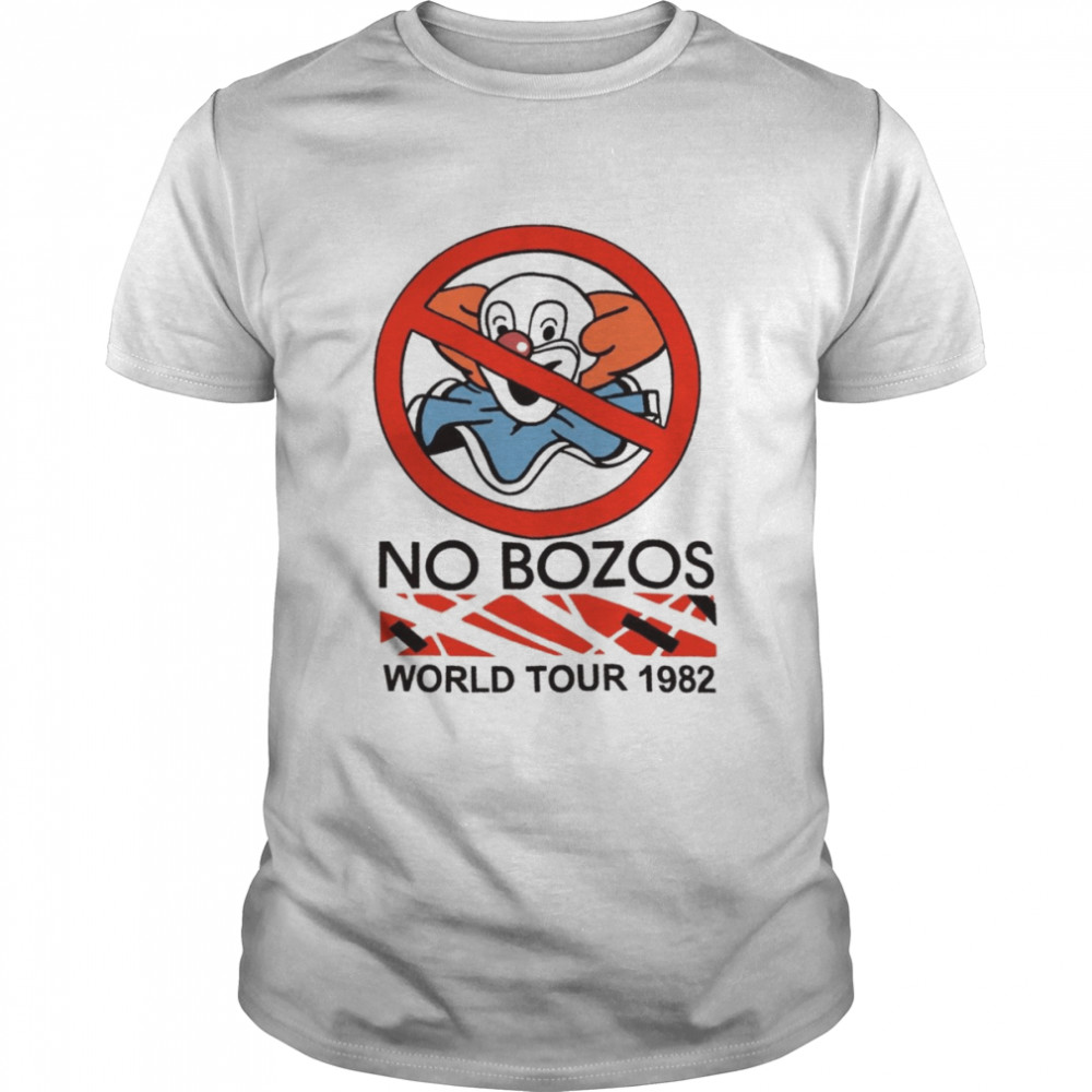 No Bozos World Tour 1982 shirt Classic Men's T-shirt