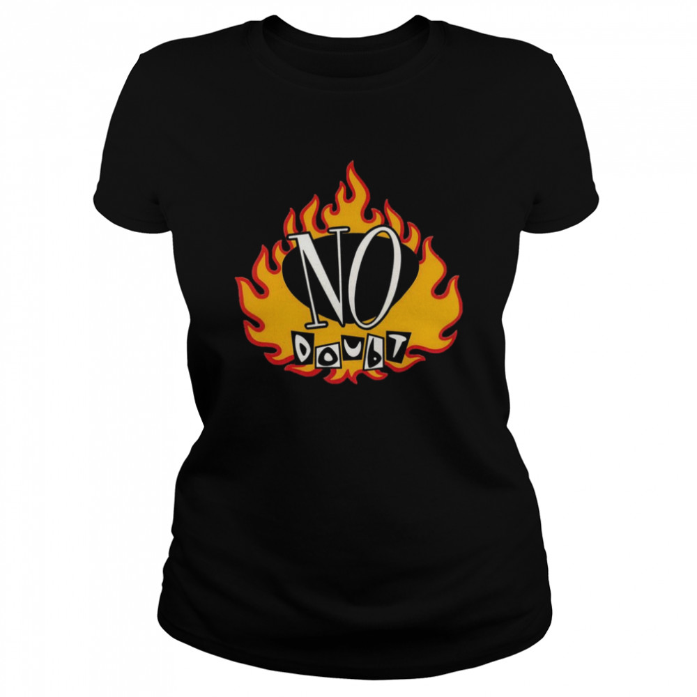No Doubt Flame Logo Blake Shelton shirt Classic Womens T-shirt