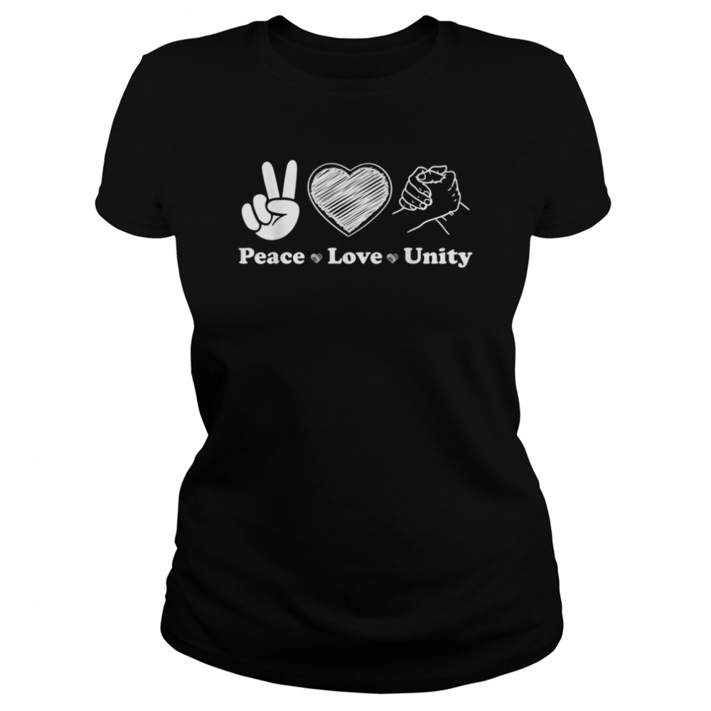 Peace Love Unity Day Orange Kids 2022 Stop Bullying Toddler Anti Bullying T- Classic Women's T-shirt