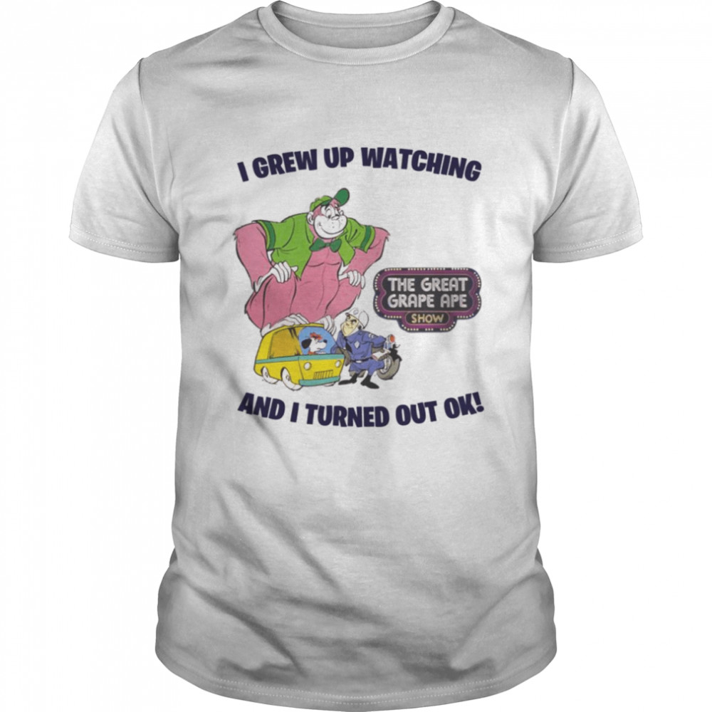 Retro Tv Design Available The Great Grape Ape Show shirt