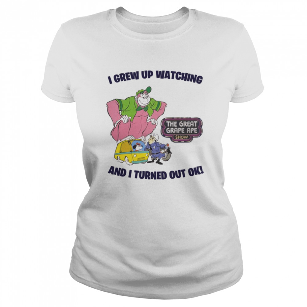 Retro Tv Design Available The Great Grape Ape Show shirt Classic Women's T-shirt