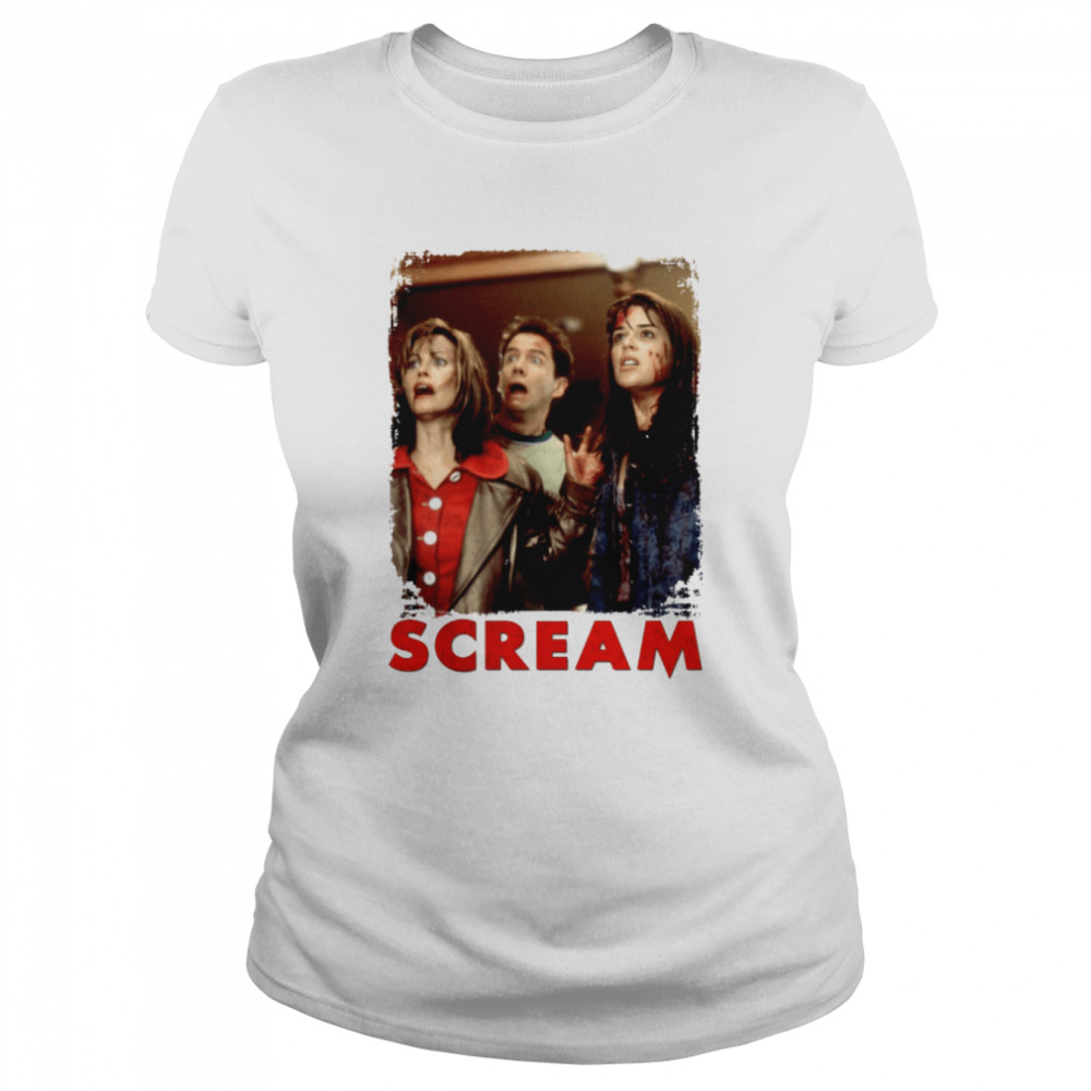 Scream Gale Randy And Sidney Halloween shirt Classic Women's T-shirt