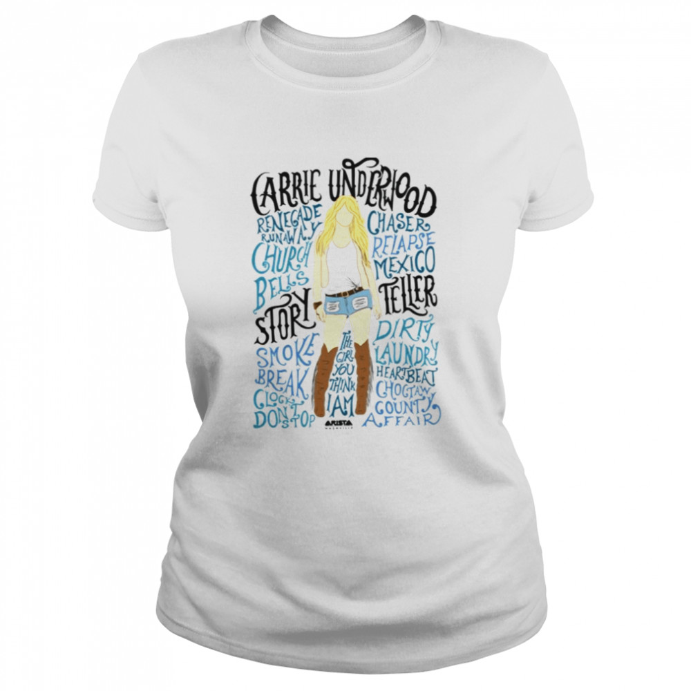 song lyrics carrie underwood storyteller shirt classic womens t shirt