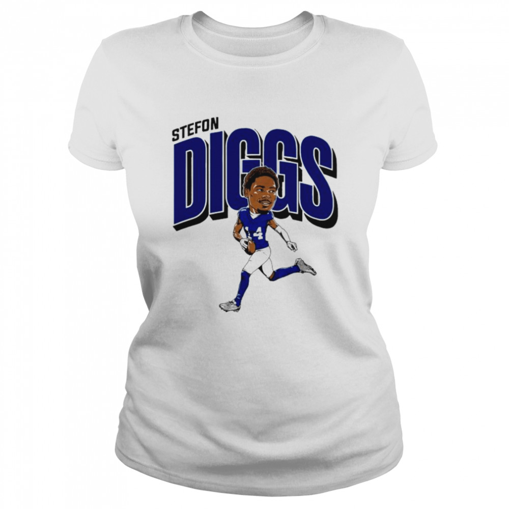 Stefon Diggs Caricature Buffalo Bills shirt Classic Women's T-shirt