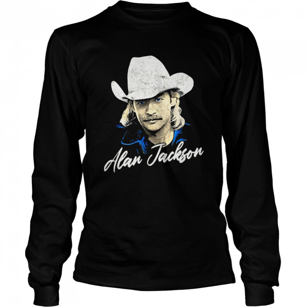 the legend cowboy alan jackson country music shirt long sleeved t shirt