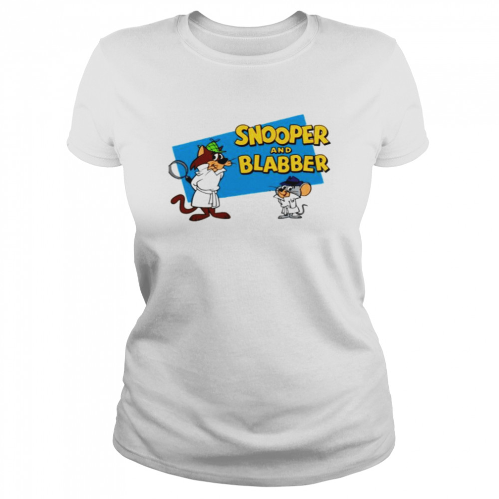the snooper and blabber cartoon kids shirt classic womens t shirt