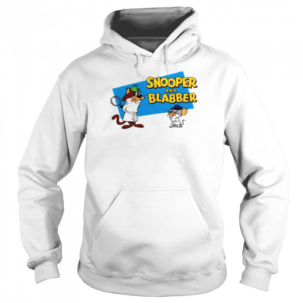the snooper and blabber cartoon kids shirt unisex hoodie