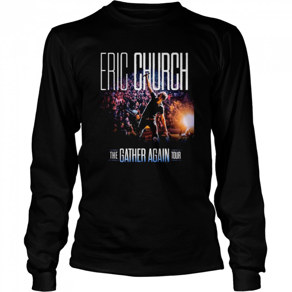 Vintage Photograp American Eric Country Church Musician shirt Long Sleeved T-shirt