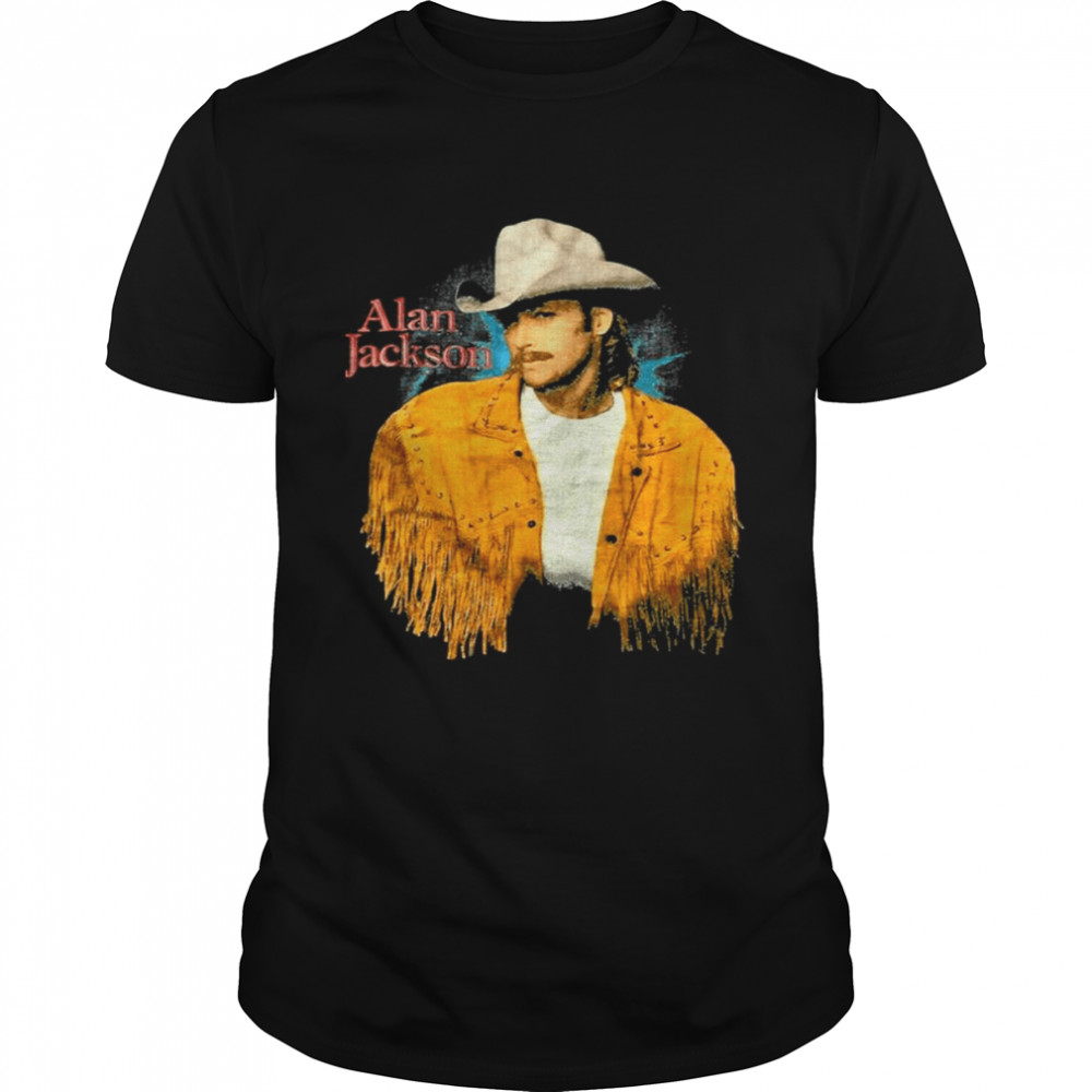 Vintage Rare 1993 Alan Jackson The Legend Singer shirt Classic Men's T-shirt