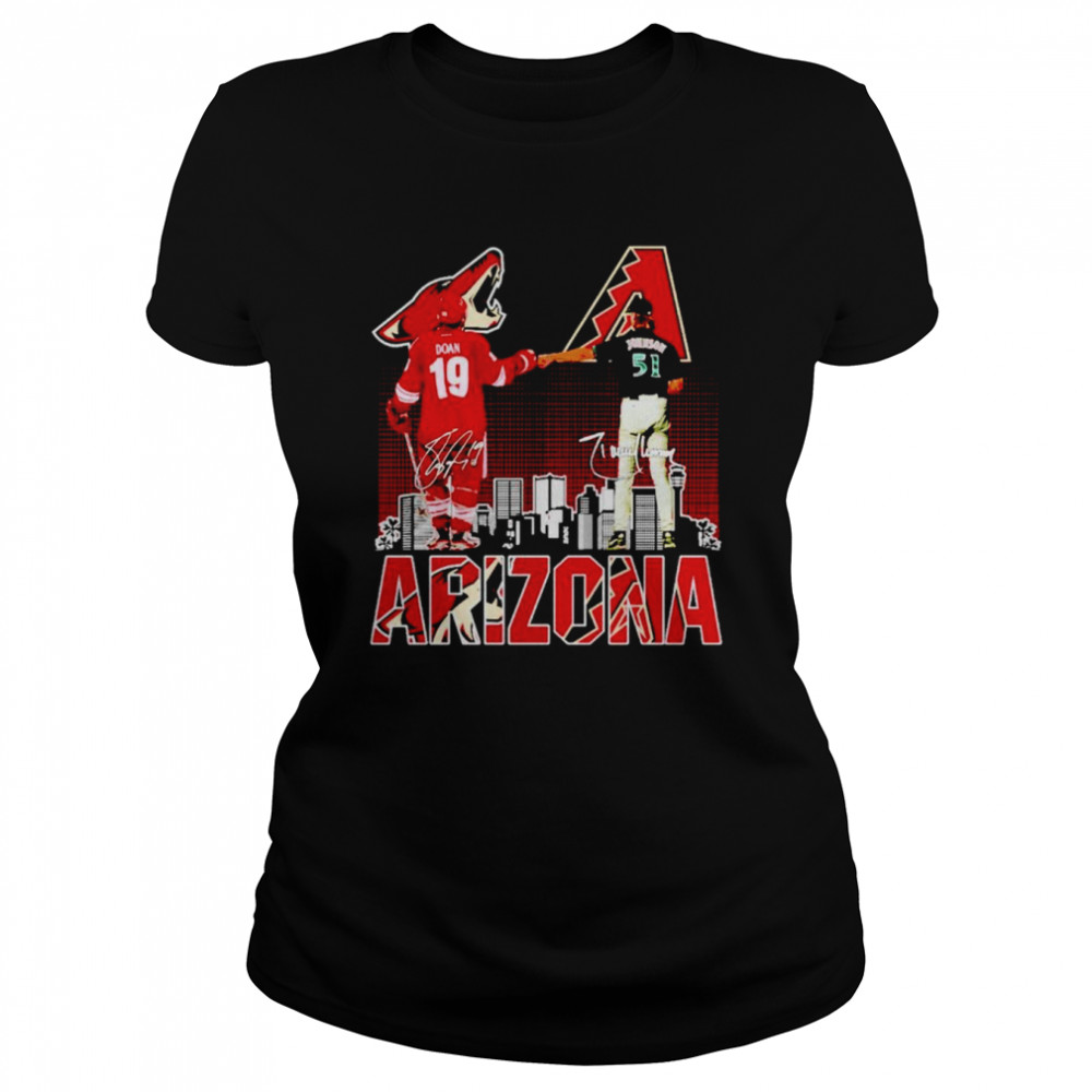 Arizona sport teams Doan and Johnson signatures shirt Classic Women's T-shirt