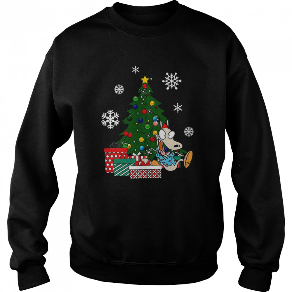 Around The Christmas Tree Rocko’s Modern Life shirt Unisex Sweatshirt