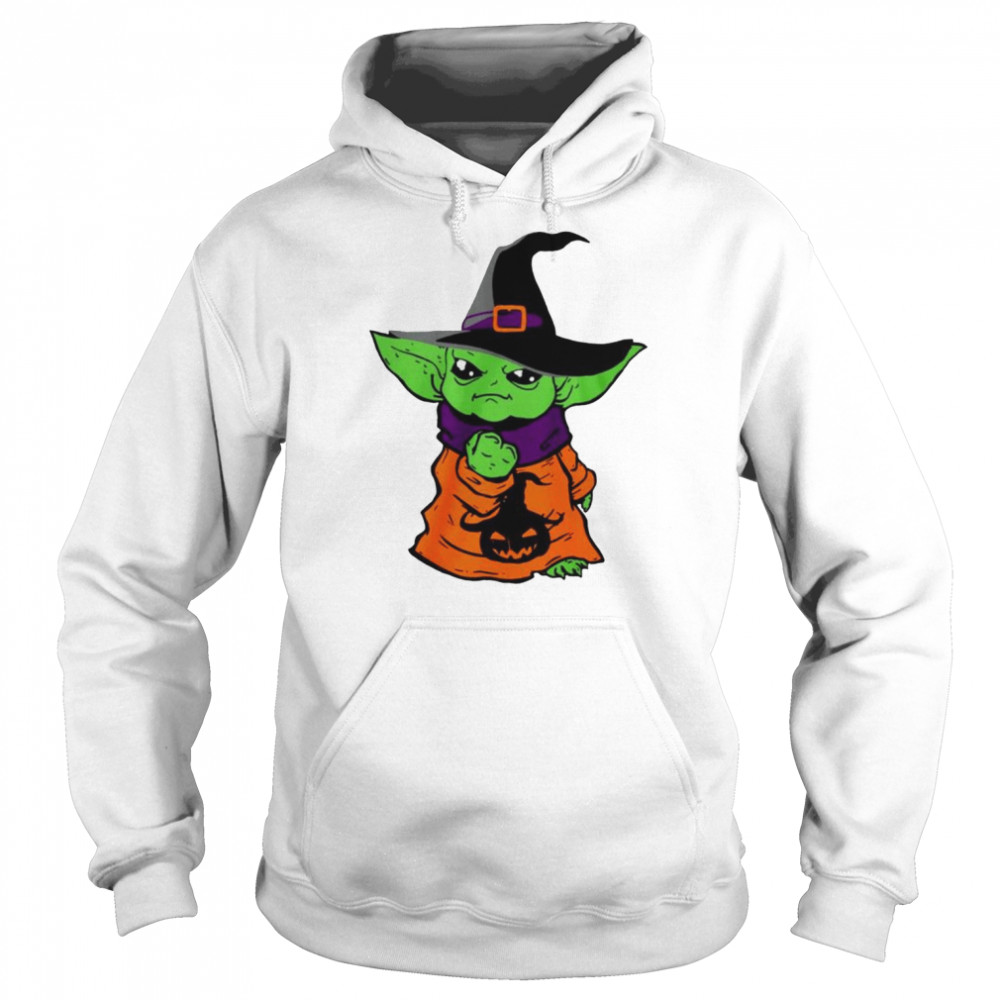 Baby Yoda Halloween T-shirt Unisex Hoodie