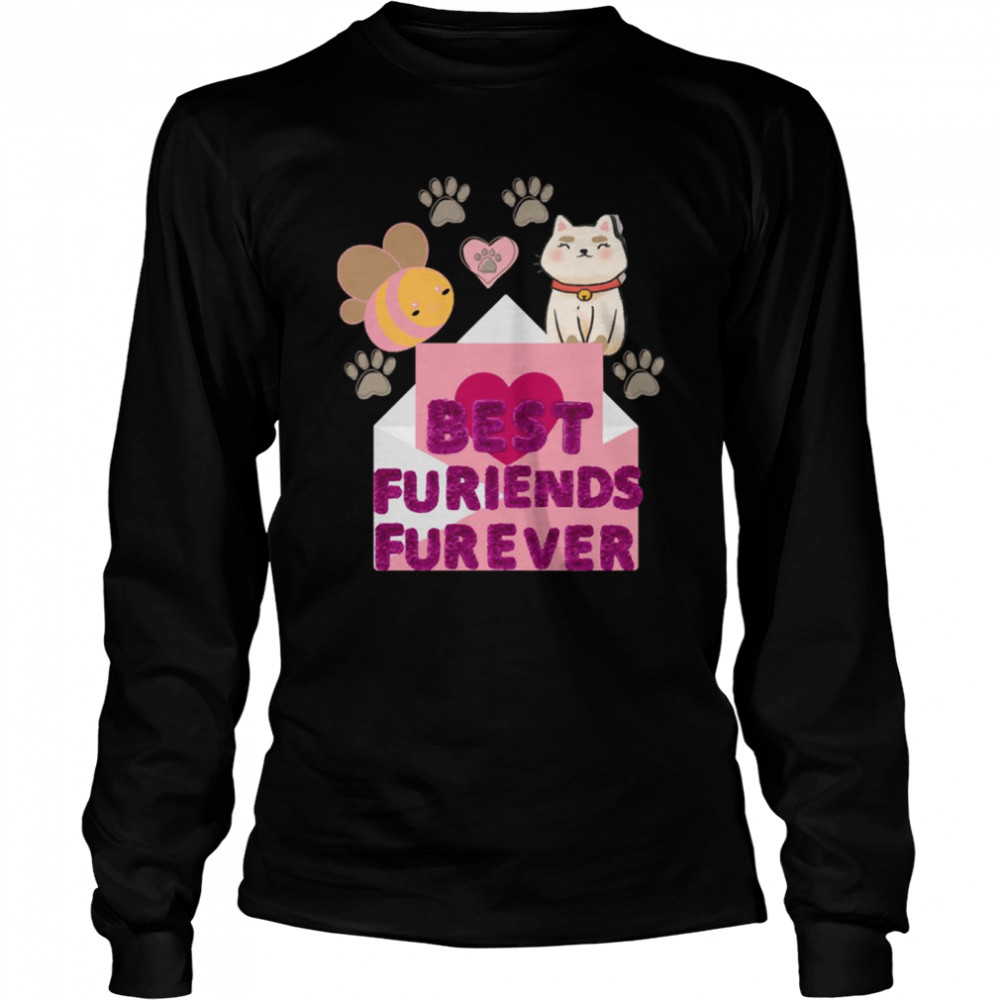 Best Furiends Furever Bee And Puppycat shirt Long Sleeved T-shirt