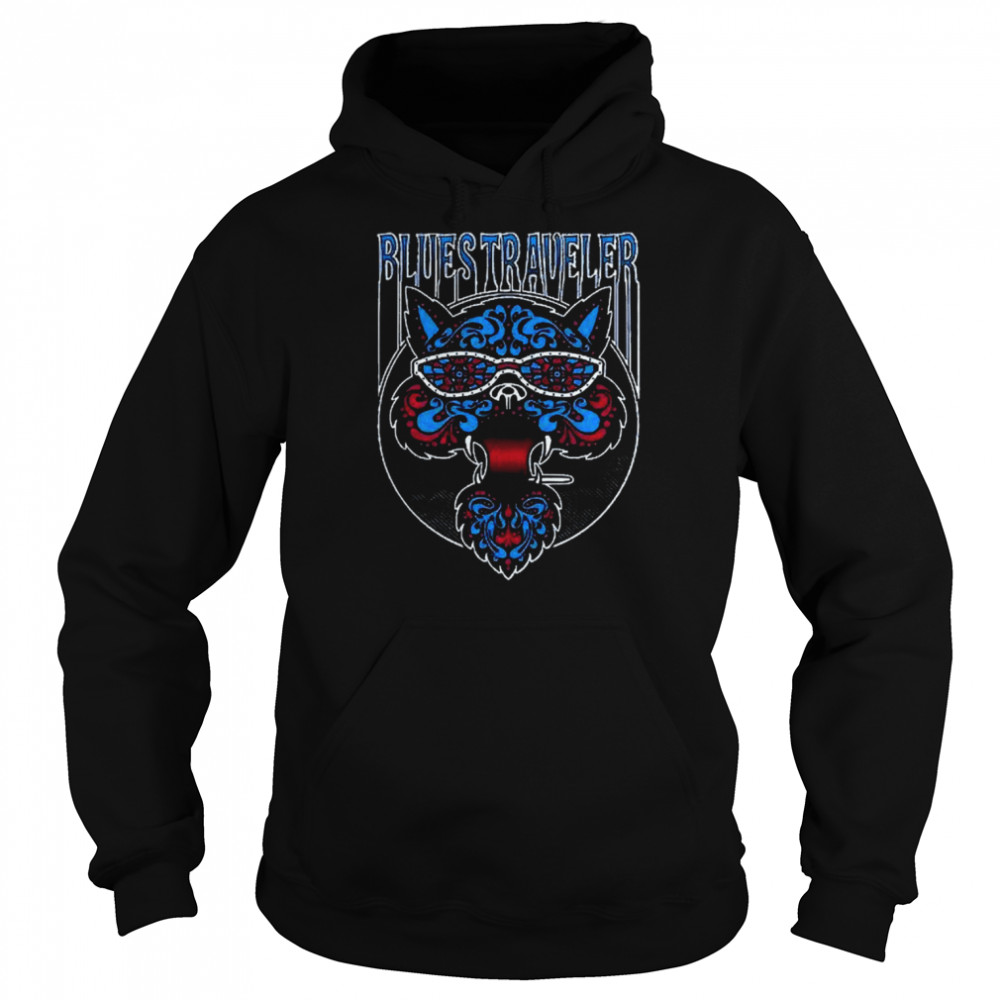 blues traveler cat shirt unisex hoodie