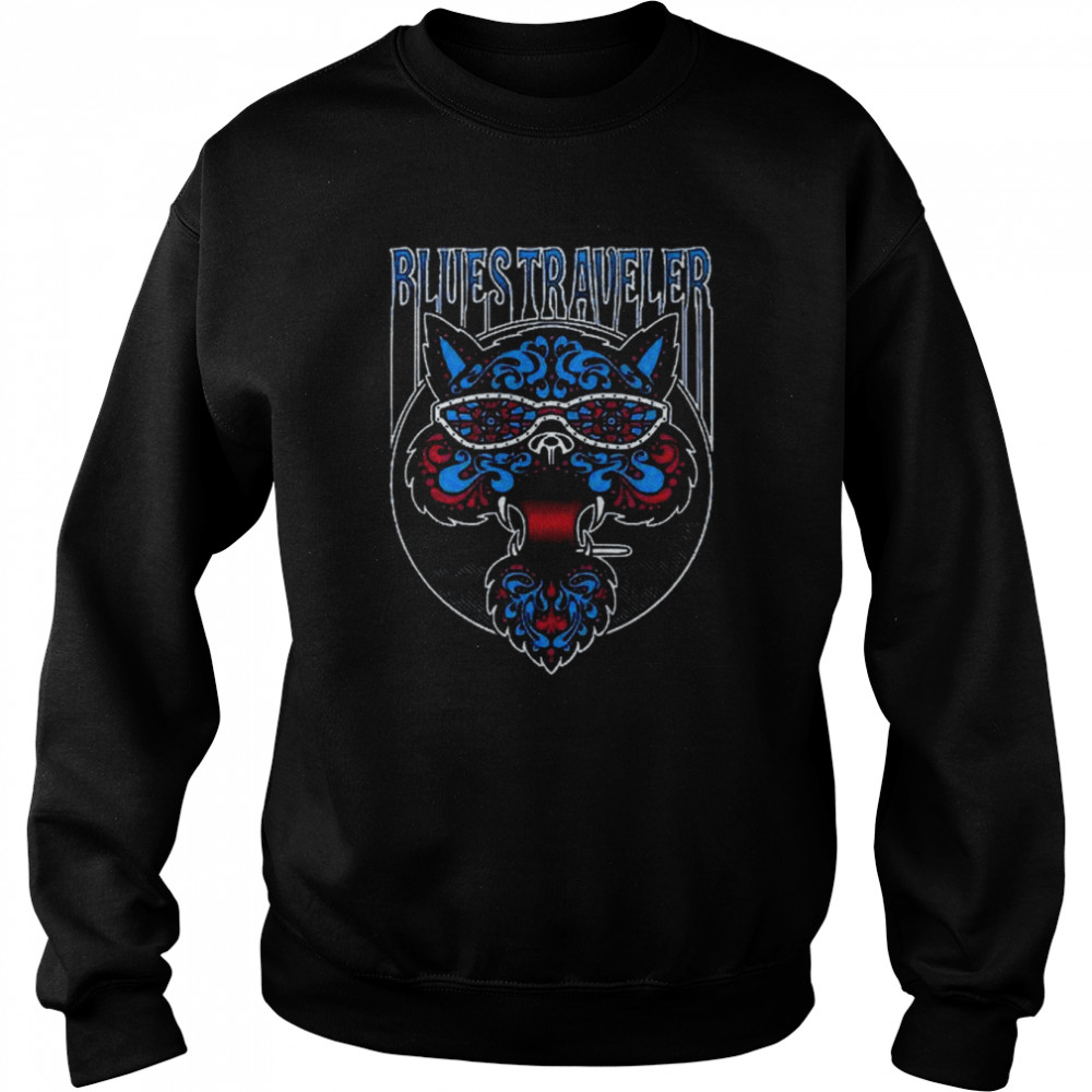 blues traveler cat shirt unisex sweatshirt