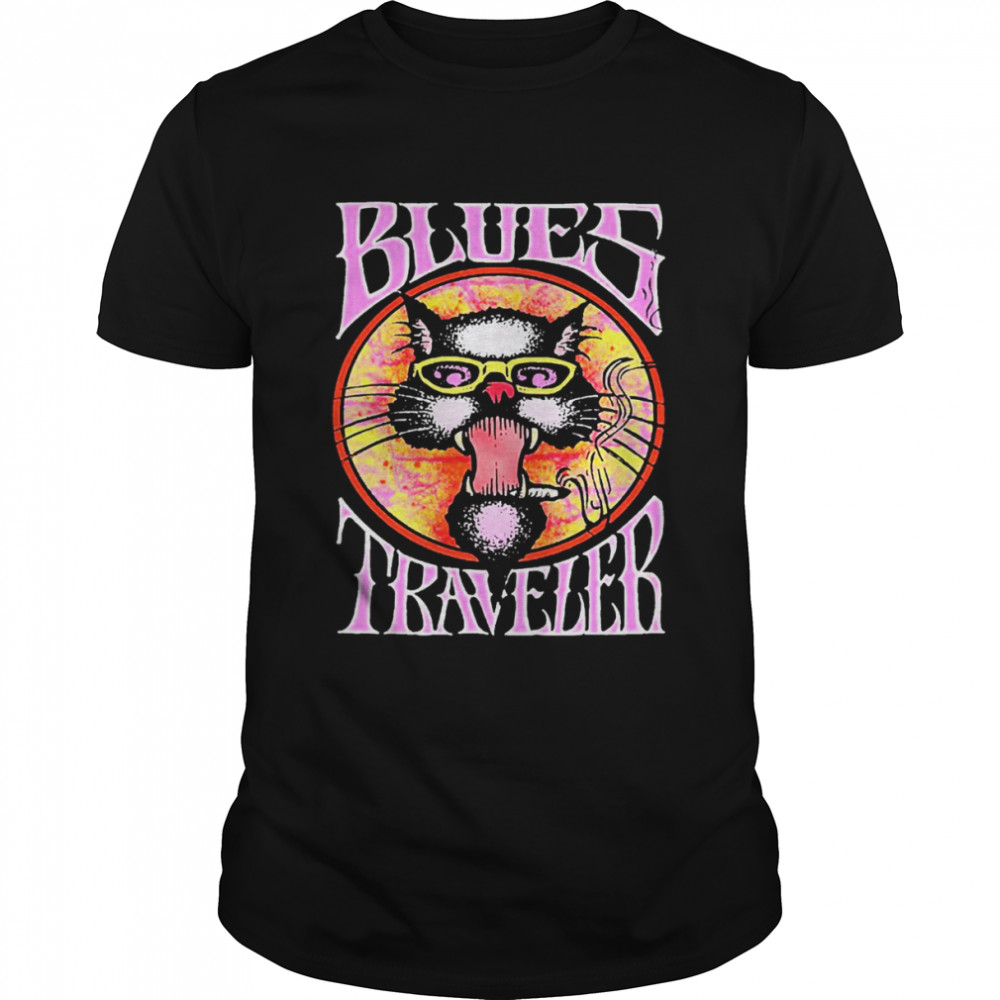 Blues Traveler Retro Art Cat Vintage shirt Classic Men's T-shirt