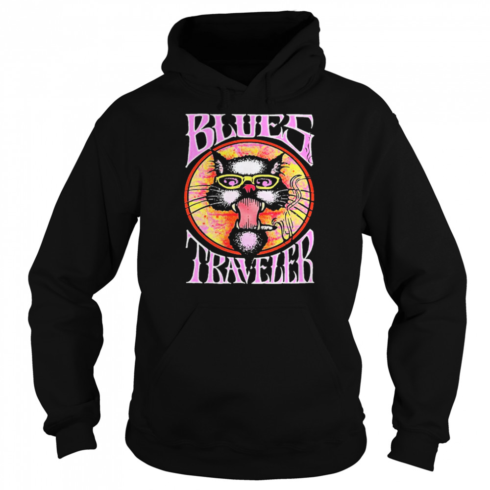 Blues Traveler Retro Art Cat Vintage shirt Unisex Hoodie
