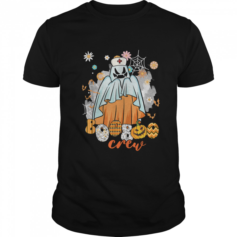Boo Boo Crew Funny Spooky Halloween Costume Tee For Nurse T- Classic Men's T-shirt