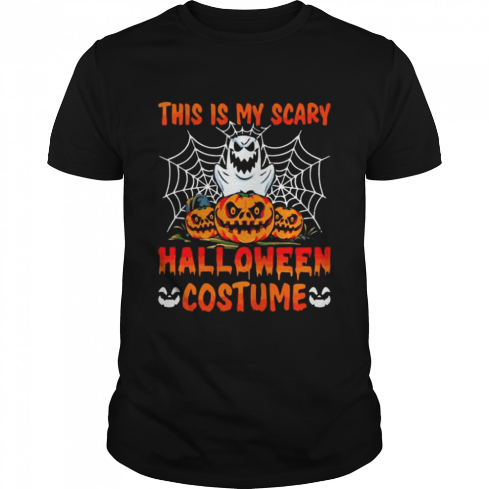 Boo ghost and pumpkin this is my halloween costume 2022 shirt Classic Men's T-shirt