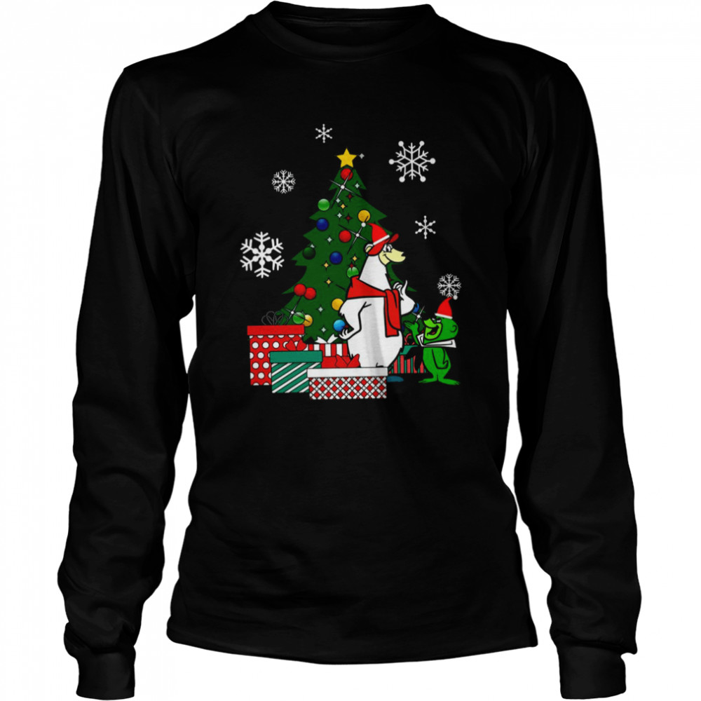 breezly and sneezly around the christmas tree shirt long sleeved t shirt