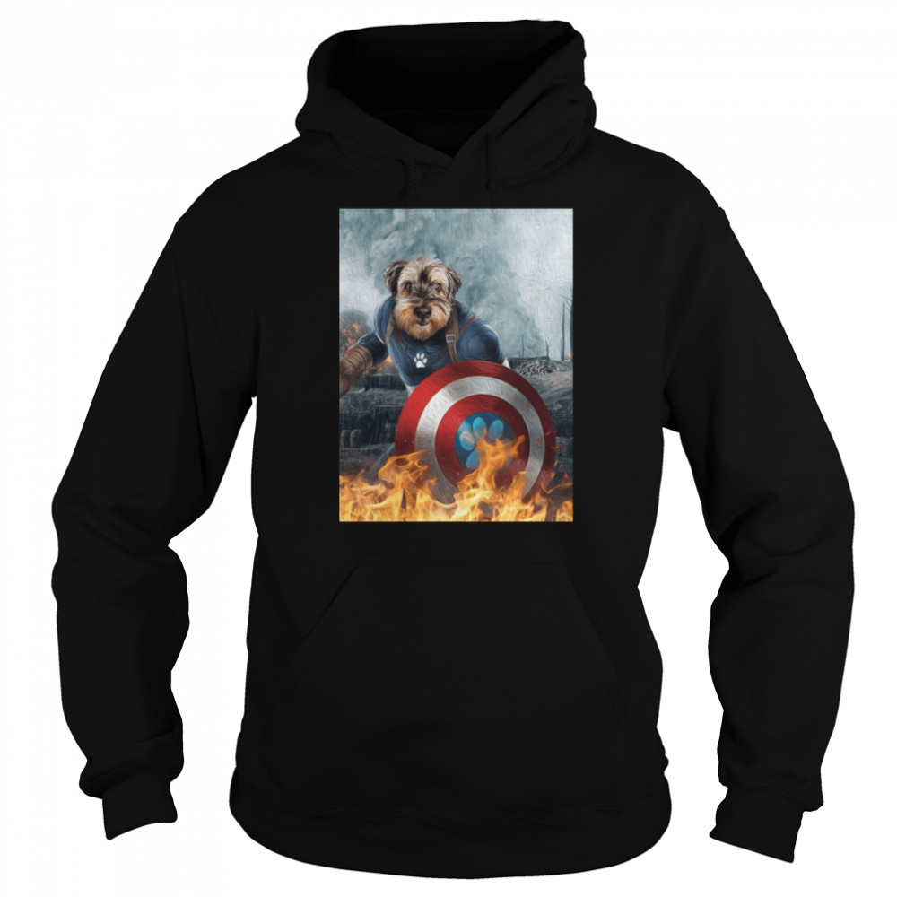 Captain Doggmerica Personalized Pet shirt 12 Captain Doggmerica Personalized Pet shirt Unisex Hoodie