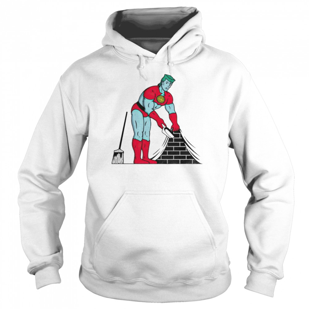 captain planet cleaning shirt unisex hoodie