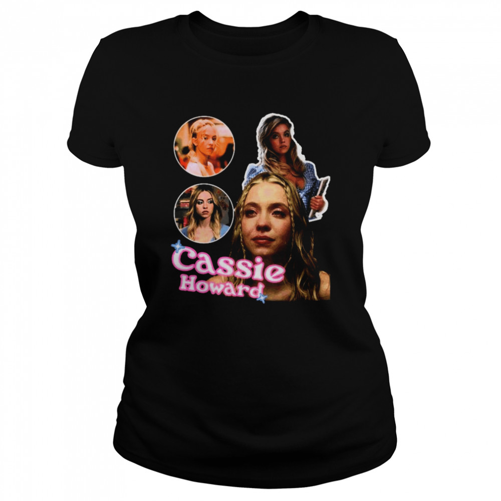 cassie euphoria iconic design movie shirt classic womens t shirt
