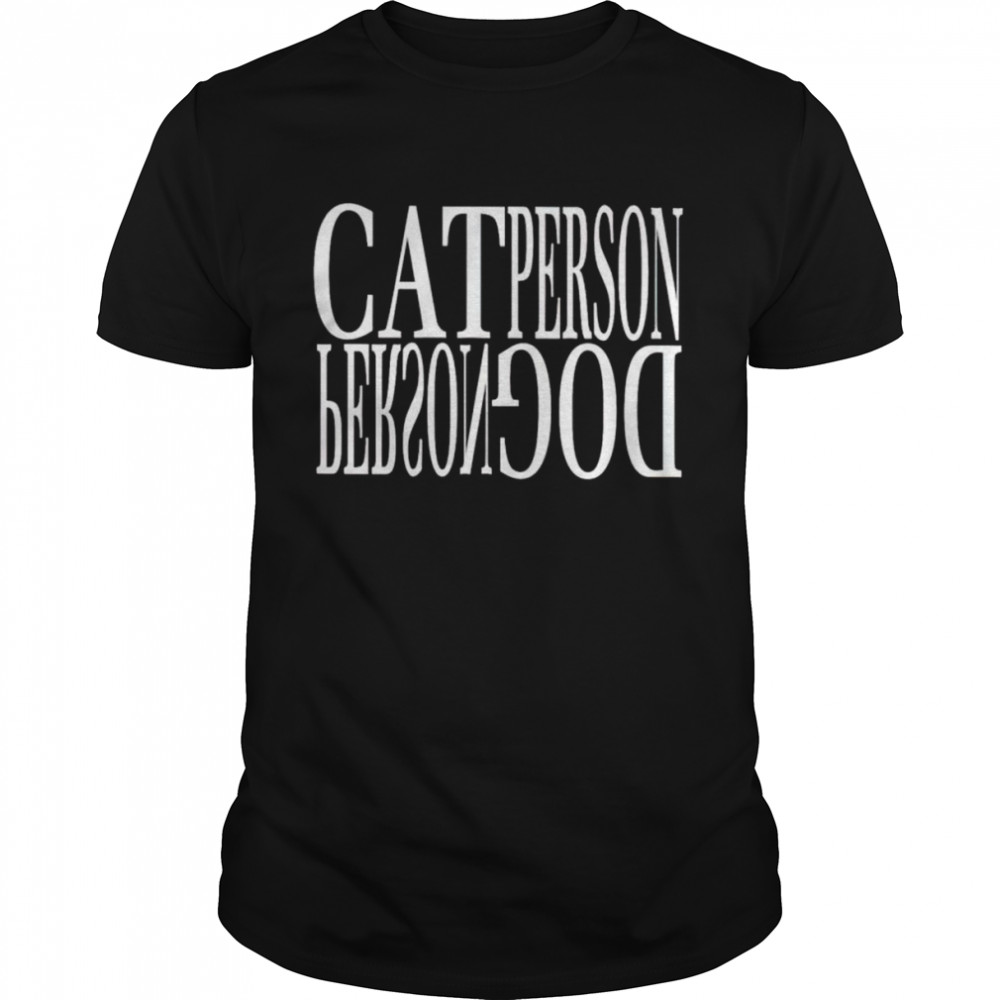 Cat Person Dog Person shirt Classic Men's T-shirt