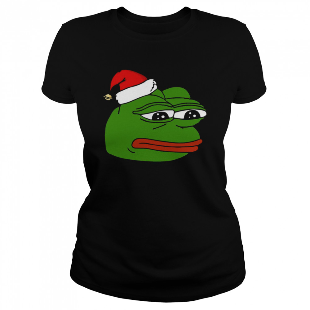 Christmas Pepe Funny Hot Meme shirt Classic Women's T-shirt