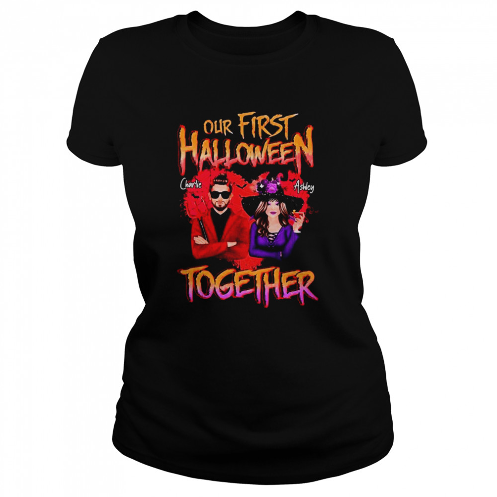 Couple Together Personalized Shir First Together For Couple shirt Classic Women's T-shirt