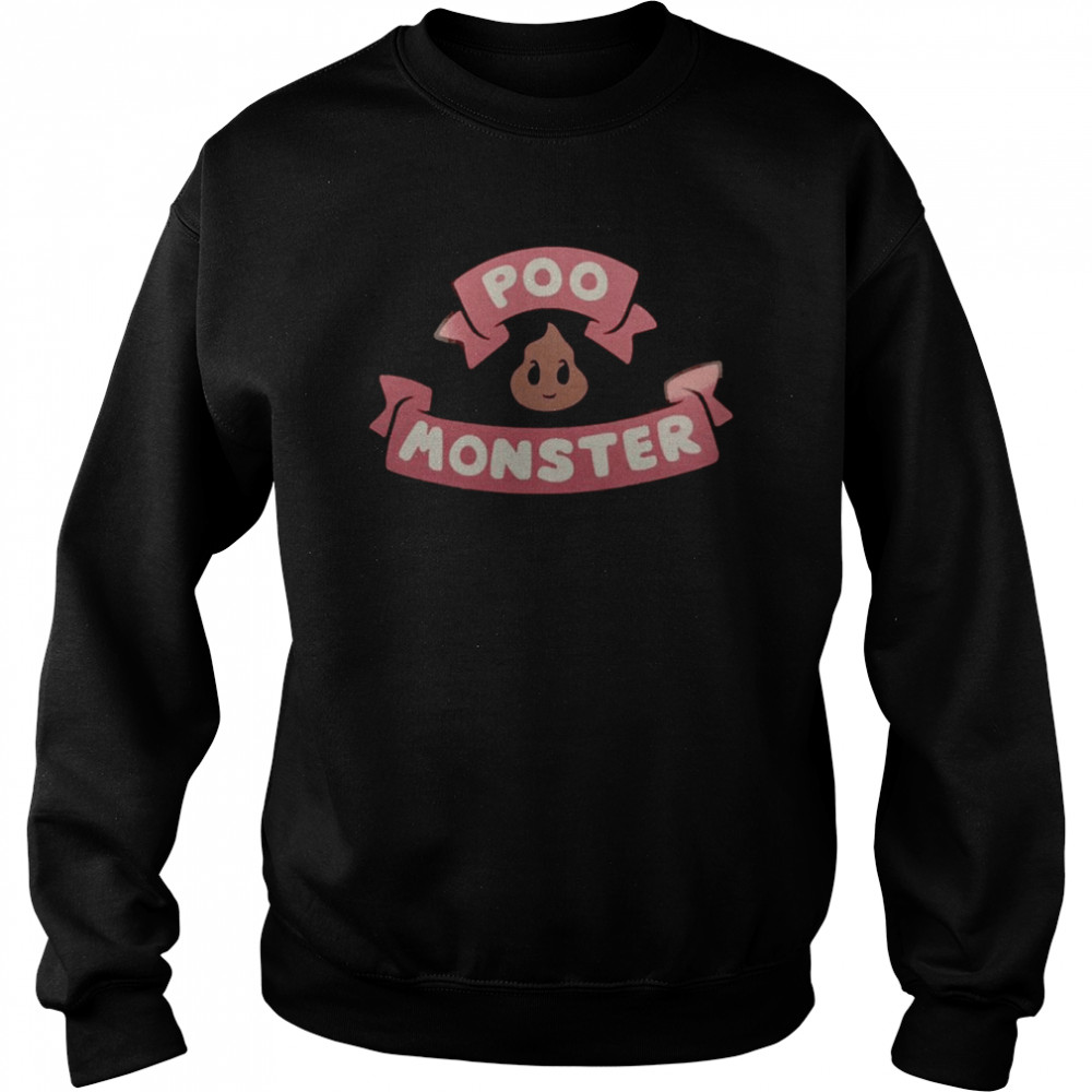 Cute Poo Monster shirt Unisex Sweatshirt