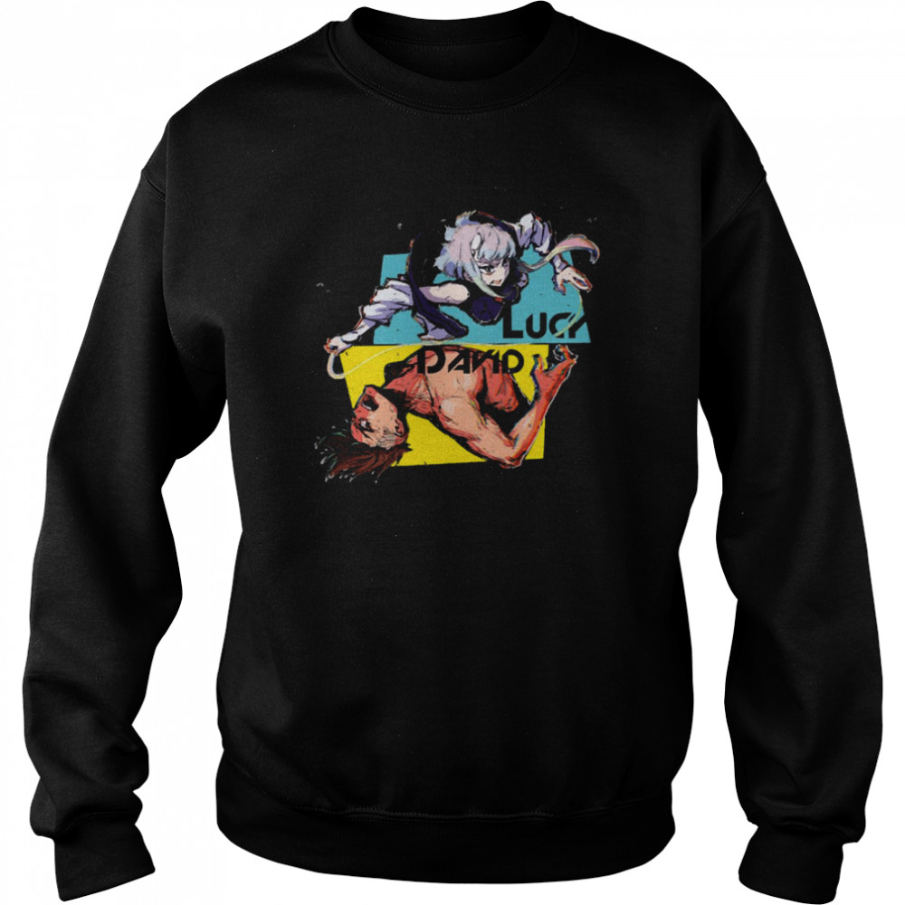 David And Lucy Cyberpunk Edgerunners shirt Unisex Sweatshirt