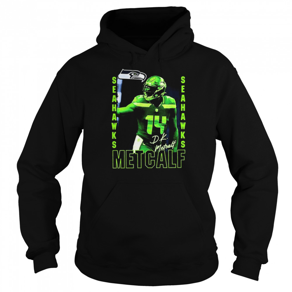 dk metcalf seattle seahawks youth play action graphic t unisex hoodie