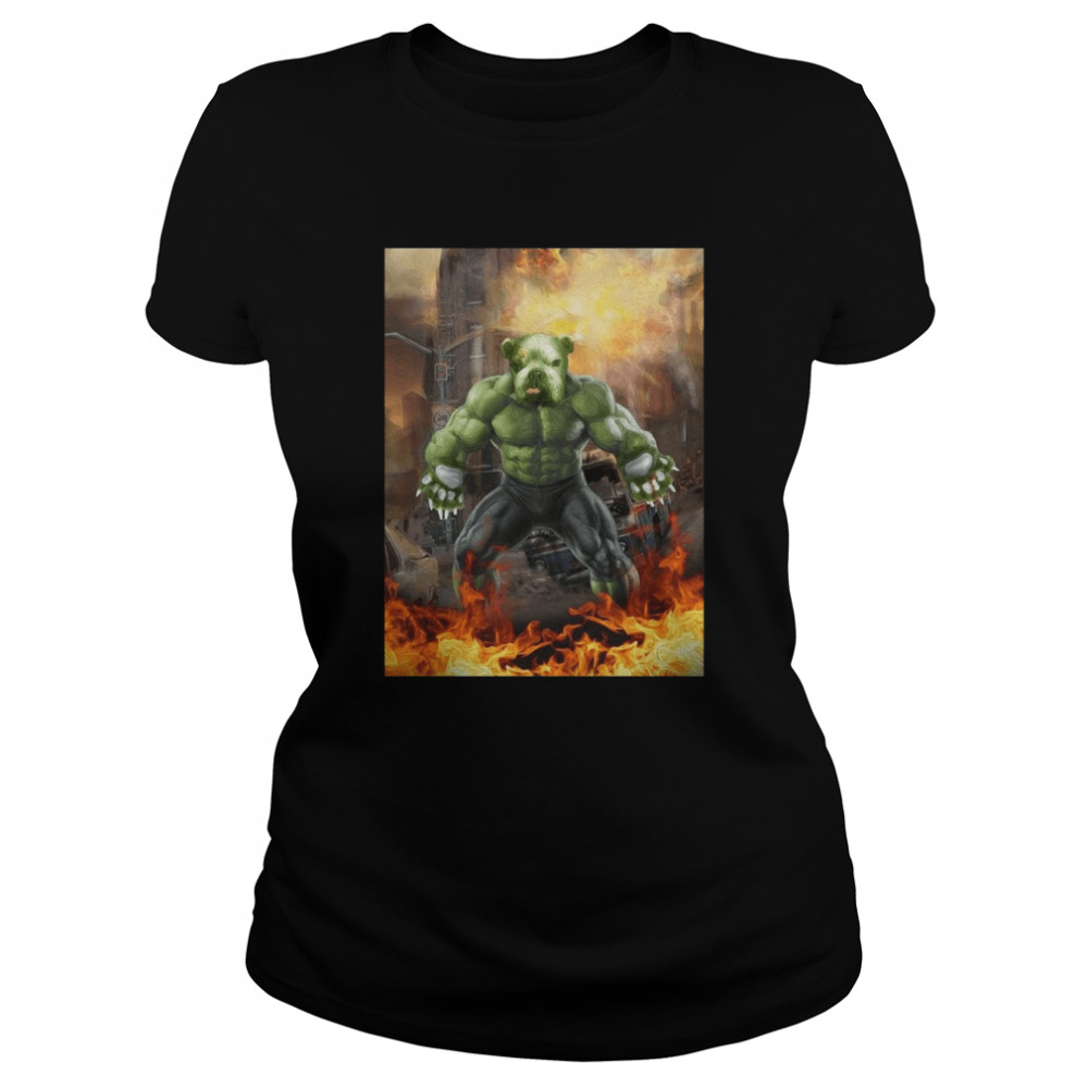 Doggo Hulk Personalized Pet shirt Classic Women's T-shirt