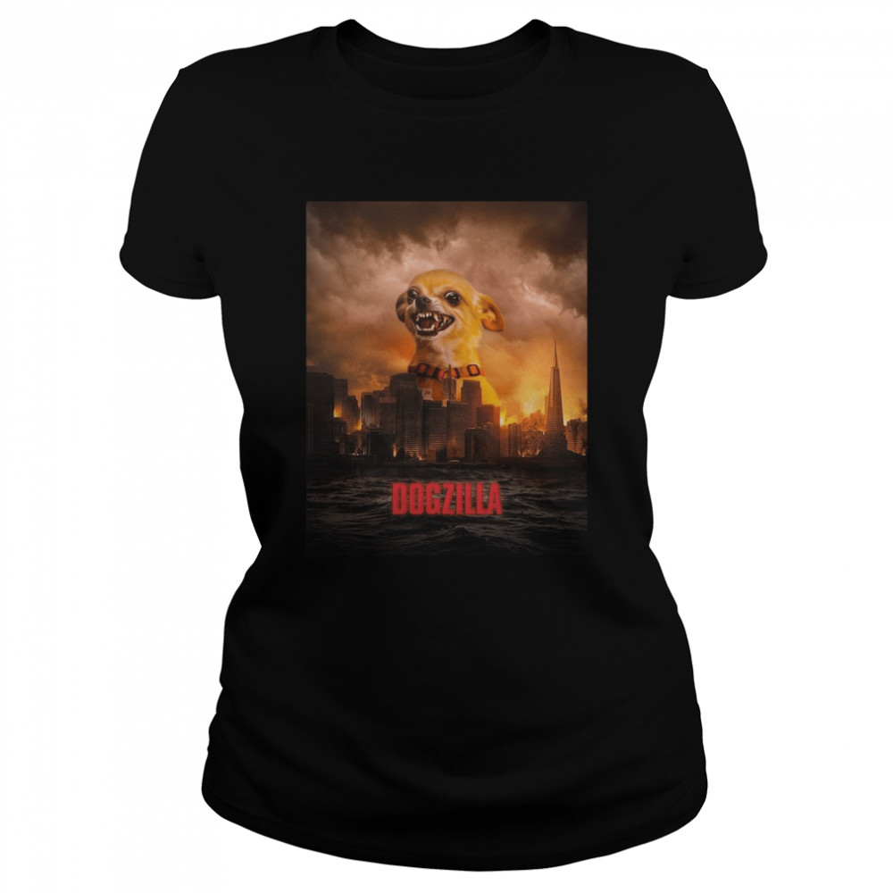 Dogzilla Personalized Pet shirt Classic Women's T-shirt