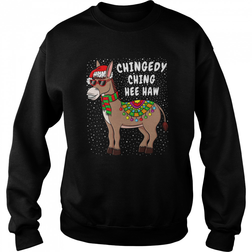 donkey funny american italian xmas christmas shirt unisex sweatshirt