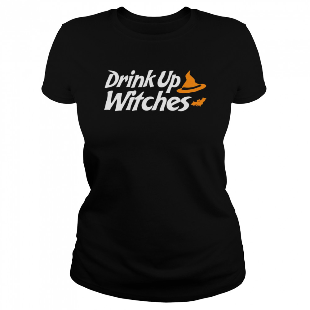 Drink Up Witch Hat Halloween shirt Classic Women's T-shirt