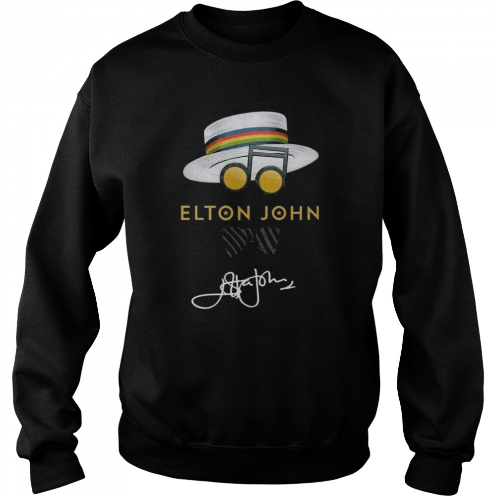 Elton John Music 2022 signature shirt Unisex Sweatshirt