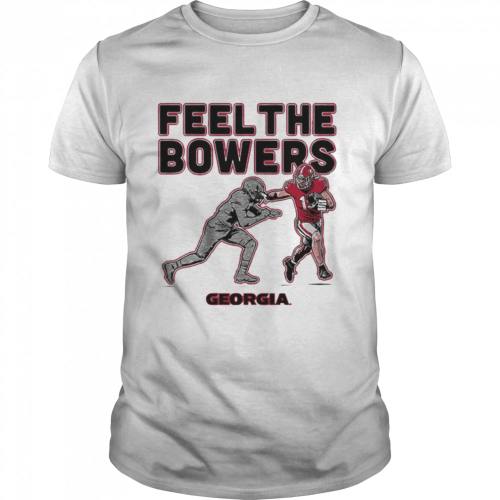 Georgia Bulldogs Brock Bowers Feel The Bowers shirt Classic Men's T-shirt