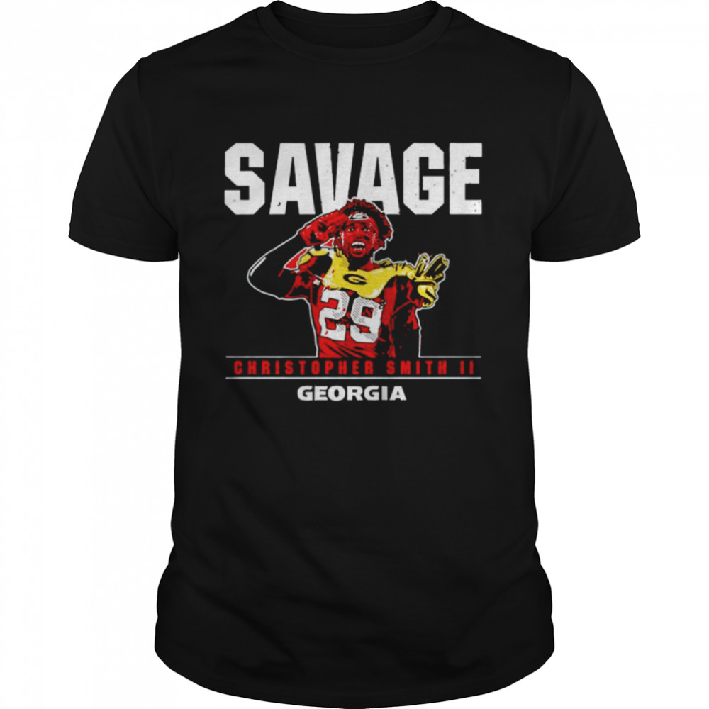 Georgia Bulldogs Christopher Smith II Savage shirt Classic Men's T-shirt