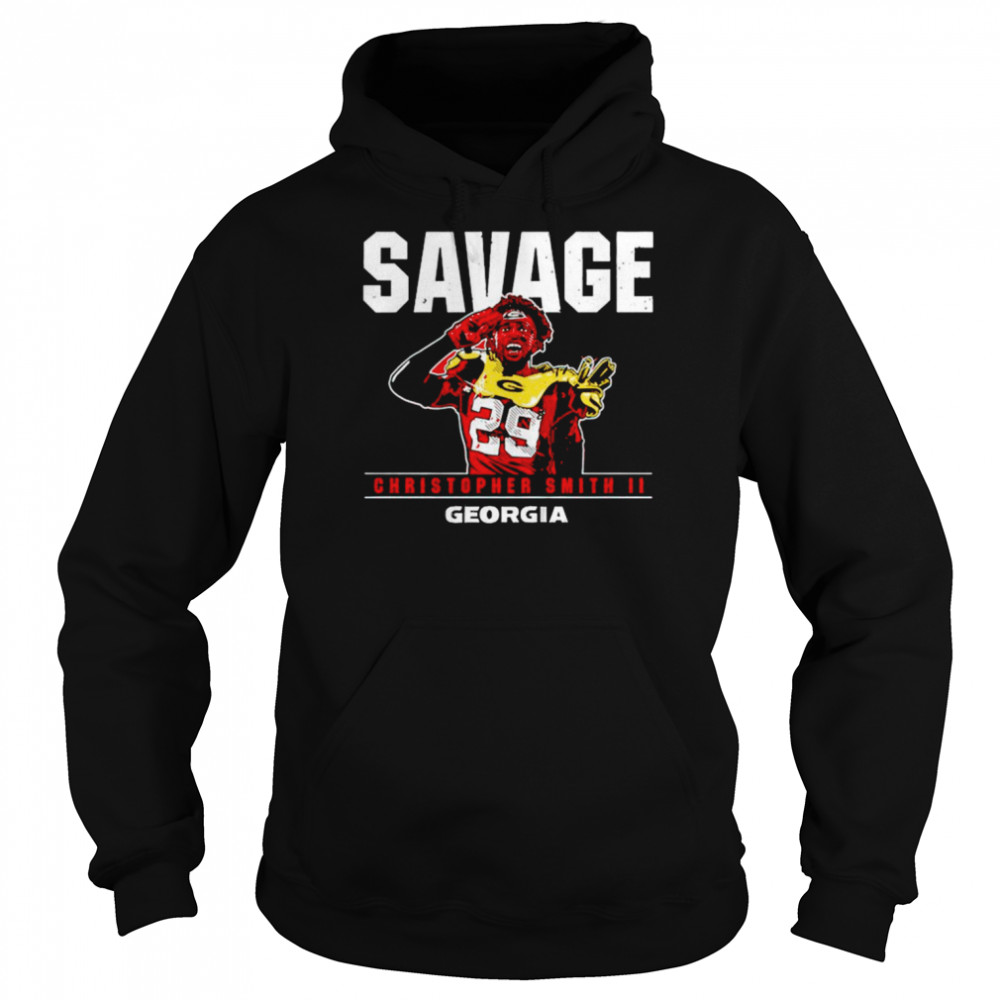 Georgia Bulldogs Christopher Smith II Savage shirt Unisex Hoodie