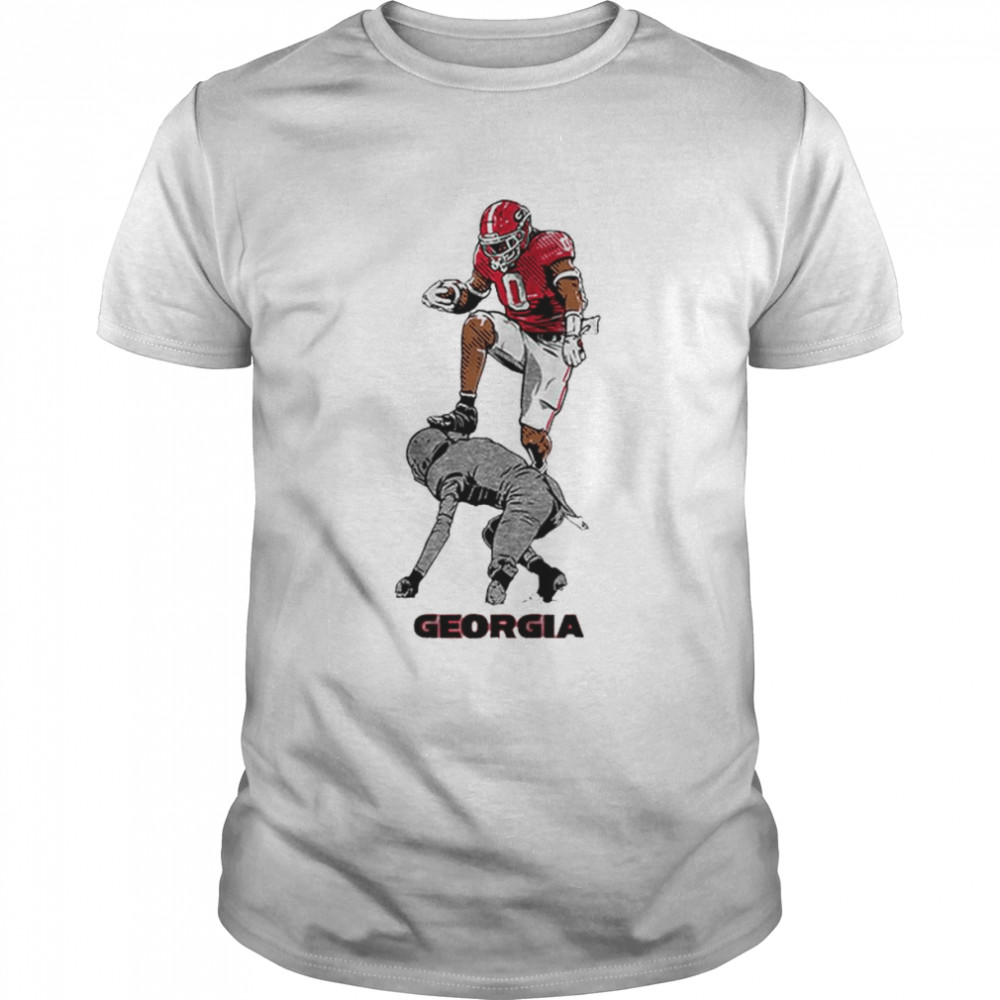 Georgia Bulldogs Darnell Washington The Hurdle shirt Classic Men's T-shirt