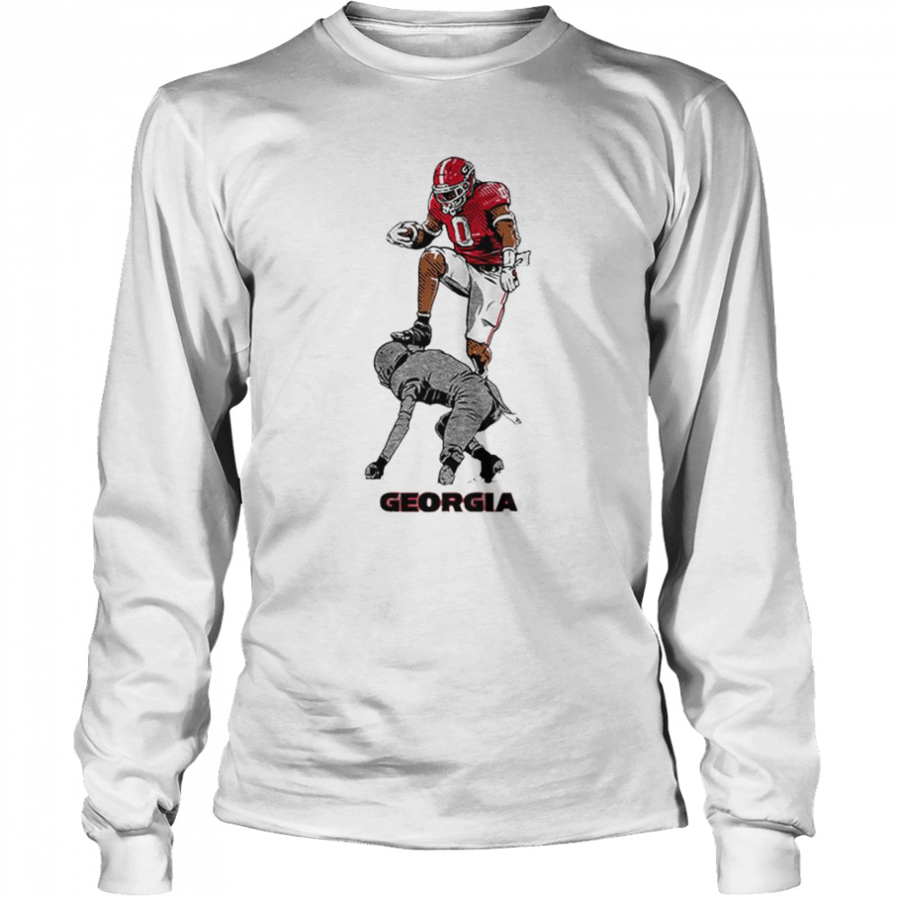 Georgia Bulldogs Darnell Washington The Hurdle shirt Long Sleeved T-shirt