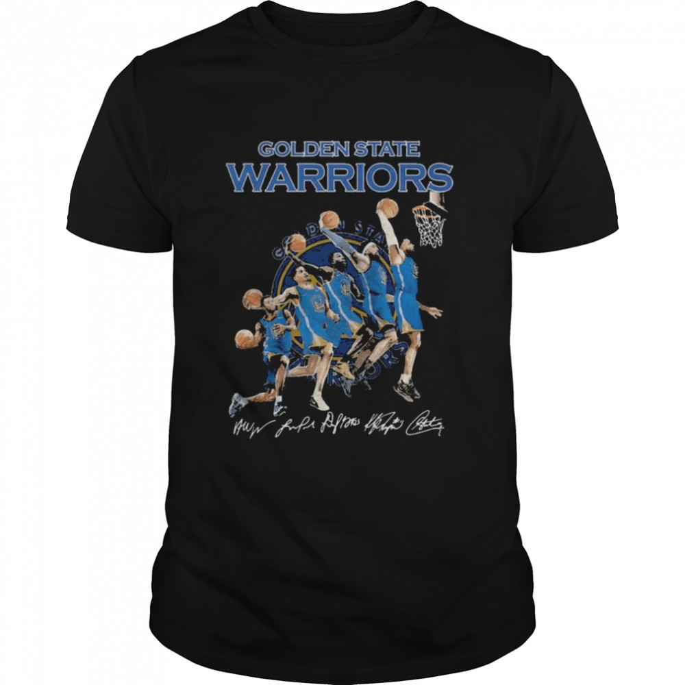 Golden State Warriors 2022 Western Conference Champions signatures shirt Classic Men's T-shirt