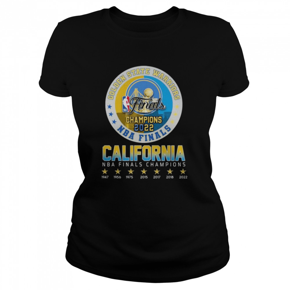 Golden State Warriors California NBA finals Champions 2022 shirt Classic Women's T-shirt