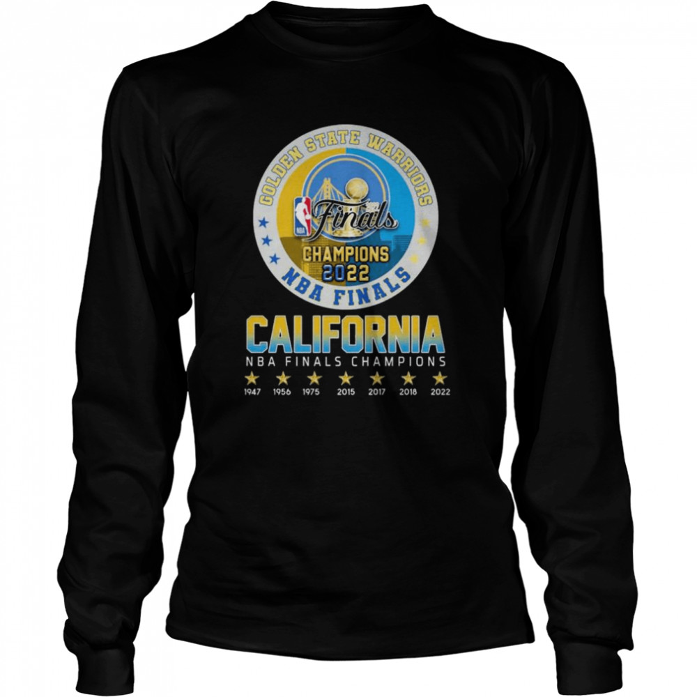 golden state warriors california nba finals champions 2022 shirt long sleeved t shirt