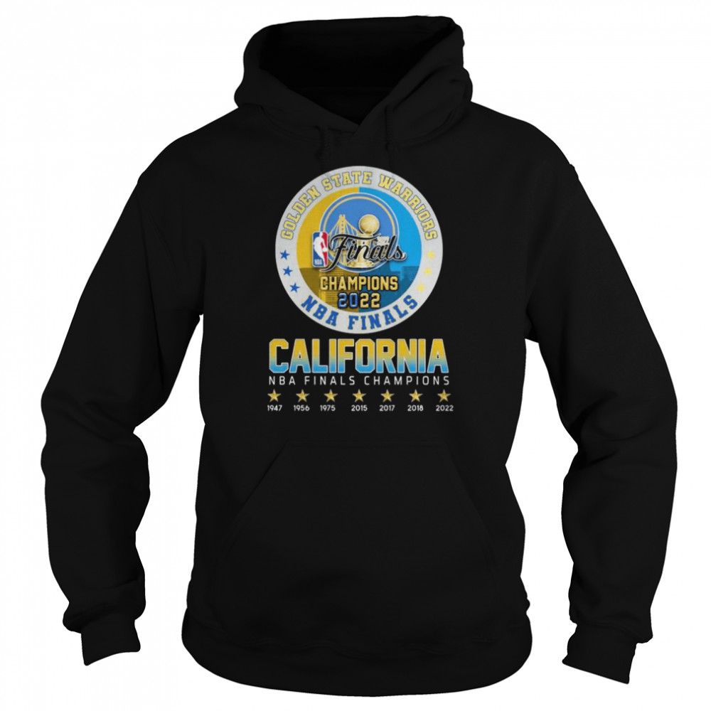 Golden State Warriors California NBA finals Champions 2022 shirt Unisex Hoodie