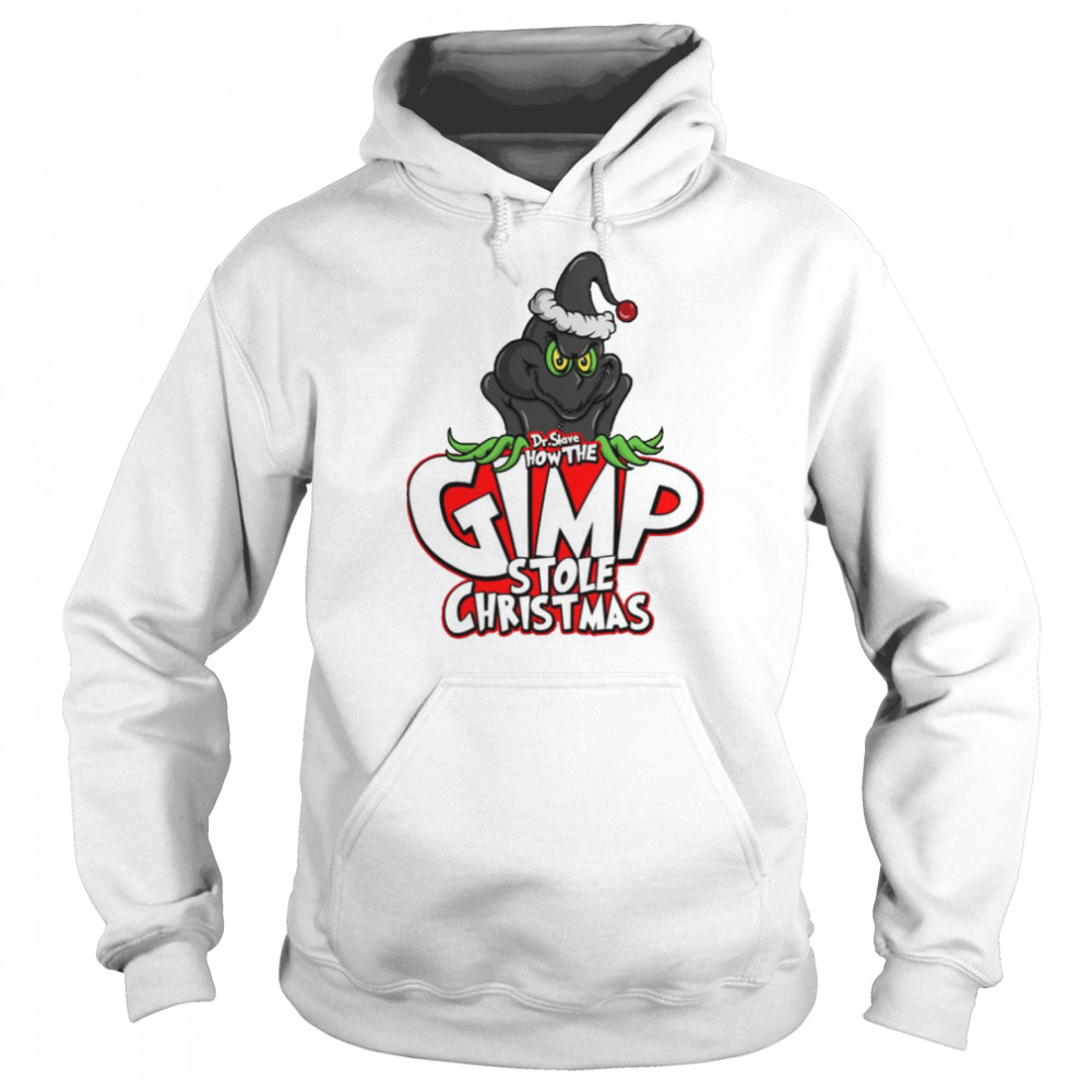 grinch gimp stole animated art christmas shirt unisex hoodie